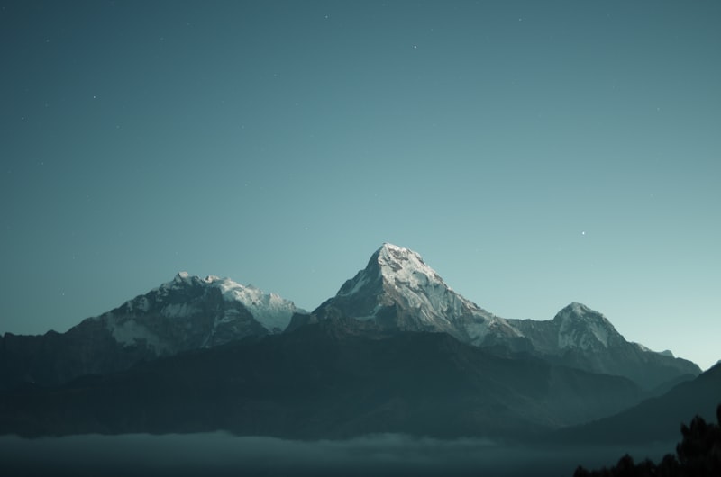 Le Mont-Blanc vu depuis Les Aiguilles